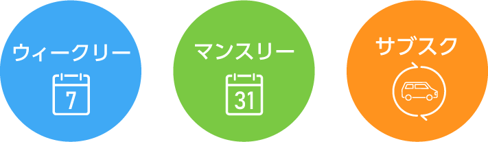 ウィークリー・マンスリー・サブスクリプション